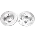 thumbnail image 2 of Power Stop JBR1154XPR Paire de Rotors Percés et Rainurés à Évolution avant, 2 of 4