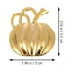 thumbnail image 4 of 6pcs Chic Style Halloween creativo creativo Forma de calabaza Diseño Anillos de servilleta (Dorado), 4 of 6
