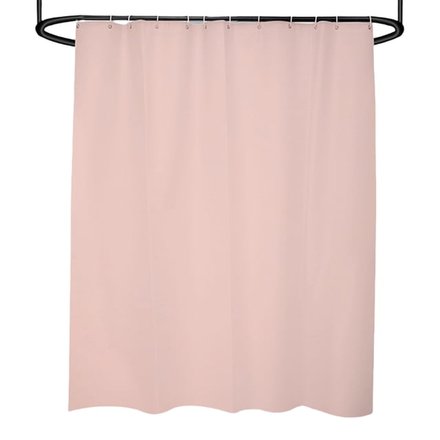 Doublure de Rideau de Douche, Rideau de Douche Uni Tissu Imperméable Rideau de Salle de Bain avec Crochets Design pour Baignoire Toilette