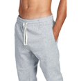 thumbnail image 3 of ProGo USA Men's Joggers Sweatpants Basic Fleece Marled Jogger Pant Elastic Waist (Heather Grey, 3X-Large), 3 of 6