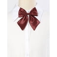 thumbnail image 2 of INSPIRE CHIC Women's Small Dots Pre-tied Bowtie Adjustable Strap Cute Bow Ties Red One Size, 2 of 6