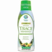 Tropical Oasis Ionized Trace Minerals Supplement, Premium Liquid Vitamin Supplement, 74 Plant Derived Essential Minerals, Support Immune & Thyroid Systems, Tropical Fruit Flavot, 16 oz 32 Servings
