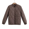 thumbnail image 2 of Veste de Baseball Matelassée Légère et Chaude pour l'Hiver, Manteau Court Rembourré à Col Montant, Mode Décontractée de Rue, Vêtement d'Extérieur pour Femmes, 2 of 3