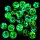 thumbnail image 3 of 40 canicas de vidrio Happon que brillan en la oscuridad, 12 mm/0,47 pulgadas, decorativas y luminosas, para niños, proyectos de bricolaje, decoración del hogar, 3 of 7