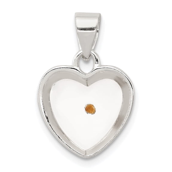 Sterling Silver Heart Pendant with Mustard Seed Faith Necklace for Women Christian Minimalist Jewelry Symbolizing Spiritual Growth and Devotion