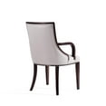 thumbnail image 5 of Manhattan Comfort Grand 18.5" Faux Leather Dining Armchair in Gray (Set of 2), 5 of 7