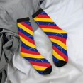 thumbnail image 7 of Womens Flag Of Venezuela Dress Crew Socks Colorful Novelty Socks, 7 of 7