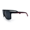 thumbnail image 6 of Kush Mens Rectangle Plastic Sporty Gangster Fashion Sunglasses [Red], 6 of 8