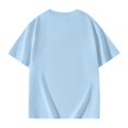 thumbnail image 5 of Cute Summer Tops for Girls Size 9-10 Short Sleeve Casual Round Neck Fashion Cute Print T-Shirt Soft and Comfortable Oversized Pullovers(Print, X02-Sky Blue, 9-10 Years), 5 of 6