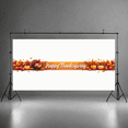 thumbnail image 5 of Colorful Design Thanksgiving Banner Autumn Turkey Pumpkin Leaves for Holiday Celebration Indoor Decoration Festival Event, 5 of 9