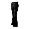 thumbnail image 6 of Lindreshi Sweatpants Women Clearance Women Casual Solid Pleuche High Waist Wide Leg Pants Long Pants, 6 of 9