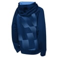 thumbnail image 3 of Youth Outerstuff  Blue/Navy New York City FC Striker Fleece Hoodie, 3 of 3