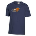 thumbnail image 2 of Youth  Heather Navy Bucknell Bison Logo Comfort Wash T-Shirt, 2 of 3