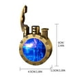 thumbnail image 3 of Wuztai Vintage Trench Lighter Transparent, Kerosene Lighter With Steam Punk Vintage Style, Cool Unique Mens Lighters With LED Lights, 3 of 3
