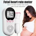 thumbnail image 2 of Monitor de latido del corazón de bebé, Doppler portátil, Monitor de ritmo cardíaco Fetal, pantalla LCD grande, sin radiación, Monitor de latido Fetal, 2 of 8