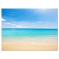 thumbnail image 2 of Impression d'Art sur Toile Photo de Plage Tropicale Bleu Vif - Bord de Mer, 2 of 3