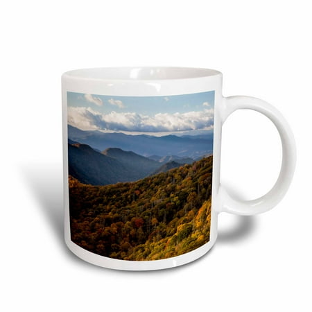 3dRose USA, Tennessee, Fall foliage in the Smoky Mountains National Park., Ceramic Mug,