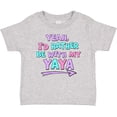 thumbnail image 3 of Inktastic Yeah I'd Rather Be with My Yaya in Pink Blue and Purple Boys or Girls Baby T-Shirt, 3 of 5