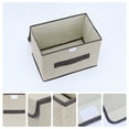 thumbnail image 2 of Unique Bargains 1 Pack Clothes Storage Bags Moving Bags Beige 10.2*7.5*6.3in, 2 of 7