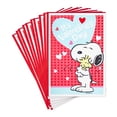 thumbnail image 7 of Hallmark Peanuts Valentine's Day Cards, Snoopy and Woodstock Hugs (Pack of 10 Cards with Envelopes), 7 of 7