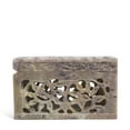thumbnail image 7 of Hashcart Marble Jewelry Box Small Decorative Box Tarot Box Stash Box Trinket Box |Size- 4" x 4" x 2"| Handcarved Soapstone Box Great Gift for Women, 7 of 7