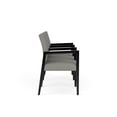 thumbnail image 3 of Pemberly Row Waiting Reception 3 Seat Tandem Seating Wood Frame in Gray, 3 of 5