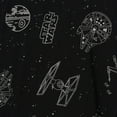 thumbnail image 3 of Star Wars Millennium Falcon TIE Fighter X-Wing Toddler Boys Button Down Shirt Toddler to Big Kid, 3 of 5
