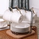 thumbnail image 4 of Tea Cups Display Stand Anti Rust Cups Holder Stainless Steel Drying Rack for Cups Dishes, 4 of 4