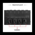 thumbnail image 4 of HA400 Amplificador de Auriculares Monitor de 4 VíAs Amplificador de Auriculares Amplificador de Auriculares Monitor con Enchufe de la UE, 4 of 5