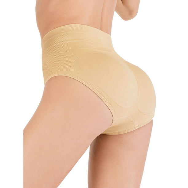 ALING Womens Padded Butt Lifter Panties Underwear Shapewear Hip Enhancer  with Removable Pads Control Shaping Briefs Butt Pad Panties