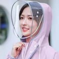 thumbnail image 4 of Raincoat for Women Raincoats for Adults,Rain Poncho Sports Raincoats Reusable Rain Coat Jacket with Hood, Men and Women Size Rain Cover Poncho(Size:M), 4 of 8