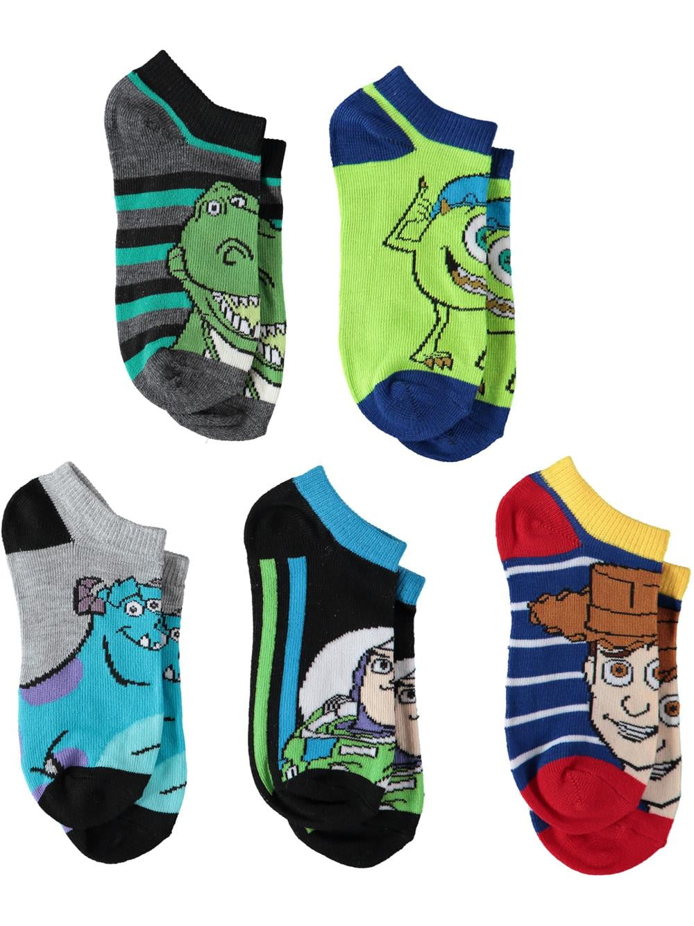 Disney Boys 68 5Pack Character Socks