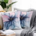 thumbnail image 2 of Pink Blue Gradient Outdoor Pillow Covers Pack of 2 Abstract Art Marble Texture Waterproof Throw Pillow Covers Decorative Cushion Cases for Patio Garden Tent Balcony Couch 18x18 inch, 2 of 8