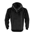 thumbnail image 7 of Bainana Zip Up Hoodies For Mens Long Sleeve Soft Zipper Hoody Solid Color Hooded Shirts Party Wear Fall Outfit Size M, 7 of 7