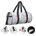 thumbnail image 3 of Balery Bunny cartoon with easter Bolsa de Gimnasio para Mujeres y Hombres, Bolsa de Viaje Impermeable, Bolsa de Fin de Semana con Compartimento para Zapatos y Bolsillo Húmedo, 3 of 6