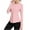 Pink, variant on Comdrip Compression Shirts Woman, Women's Autumn Fitness Suit Slim Fit with Fingertips Yoga Long Sleeve Training Running Top Undershirts for Women Beige L