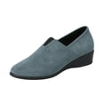 thumbnail image 3 of YOUYEDIAN Loafers for Women Spring Fall Pointed Toe Versatile Slip On Wedge Heel Shoes Fashion Comfortable Casual Shoes, 3 of 5