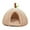 Pink, variant on Orange Cat Cave Bed Indoor Pumpkin Cat House Cat Tent with Removable Cushion Warm Washable Cave Nest Sleeping Bed Puppy House for Cats Small Dogs 16 Inch,Yellow