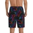 thumbnail image 2 of Balery Sea Turtle Men's Cotton Knit Pajama Shorts Waistband & Pockets,Short Pajama Pants-Large, 2 of 8