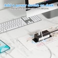 thumbnail image 3 of Protector contra sobretensiones Power Strip Kungfuking con 2 tomas de corriente alterna y 2 USB, 3 of 8