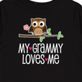 thumbnail image 4 of Inktastic My Grammy Loves Me Owl Girls Long Sleeve Toddler T-Shirt, 4 of 5