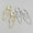 Gold, variant on 925 Sterling Silver Chain Drop Huggie Hoop Earrings, Round Hoop Earrings, Gift-Gold