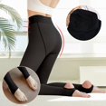 thumbnail image 1 of pantys mujer invierno pantys mujer Pantimedias térmicas gruesas para mujer, medias traslúcidas falsas forradas de lana, medias elásticas de cintura alta para invierno, 1 of 4