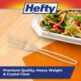 thumbnail image 2 of Hefty Clear Heavy Weight Plastic Forks, 300 Count, 2 of 5