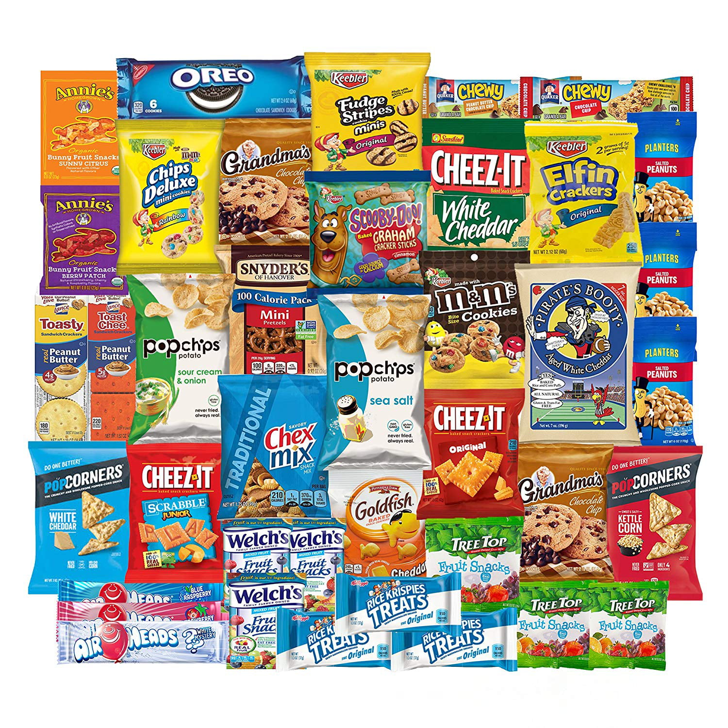 best snacks for college care package