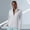 White, variant on HBYJLZYG Women's Hooded Full-Zip Sun Shirt with Cooling Stretch Fabric and Side Pockets, Lightweight Long Sleeve Active Jacket in Solid Color Sporty Style