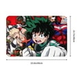 thumbnail image 6 of My Hero Academia Bathroom Rugs, Anime Welcome Door Mat, Non Slip Mat, Front Door Mat For Bedroom Living Room, Super Absorbent Flannel Rugs, Home Decor, 16*24 Inch, 6 of 9