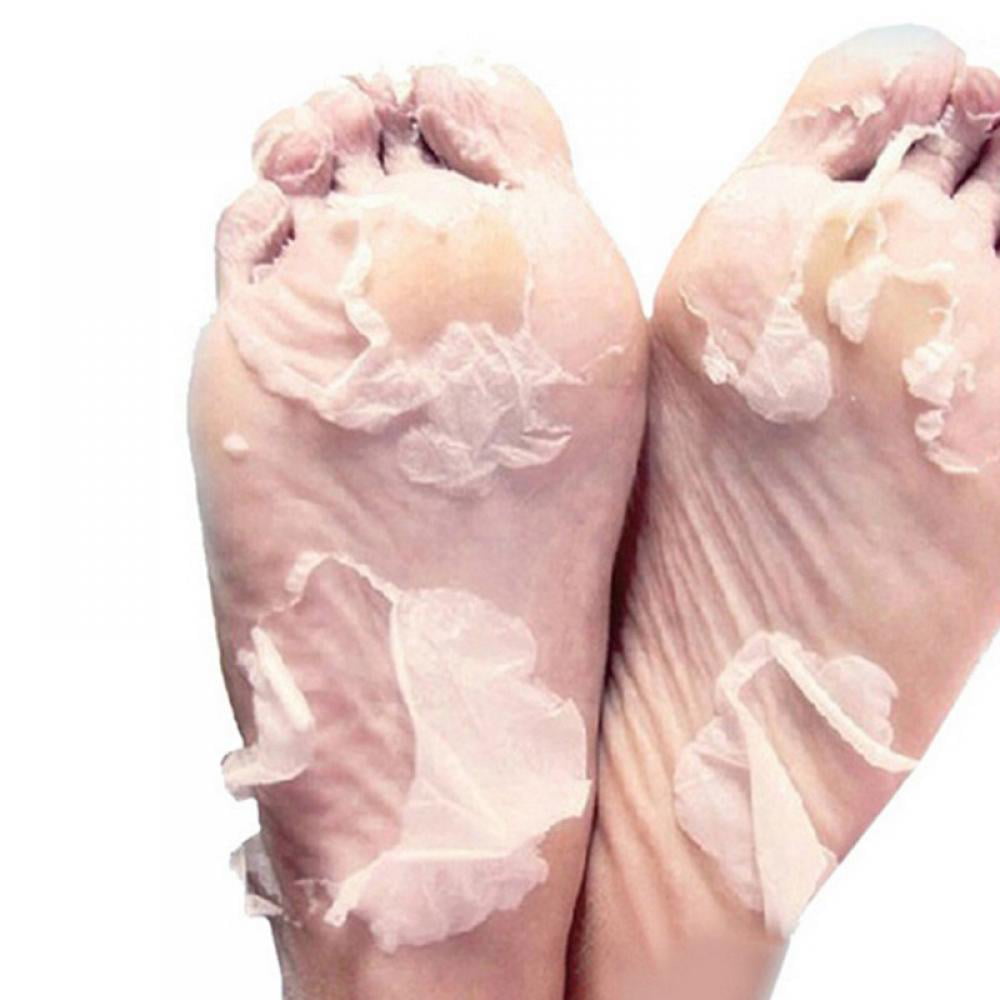 Digital Shoppy 2pcs / bag Exfoliating Foot Mask Feet Cream for Dead Skin  Removal Foot Care Tool Remove Dead Skin Foot Peeling Whitening Foot 