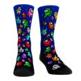 thumbnail image 2 of 1 par de calcetines de tripulación de moda, calcetines unisex con patrón de dibujos animados de juego, calcetines novedosos, regalo, 2 of 7