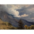 thumbnail image 3 of Thomas Fearnley 14x11 Black Modern Framed Museum Art Print Titled - View from Grindelwald in Switzerland (1835), 3 of 5